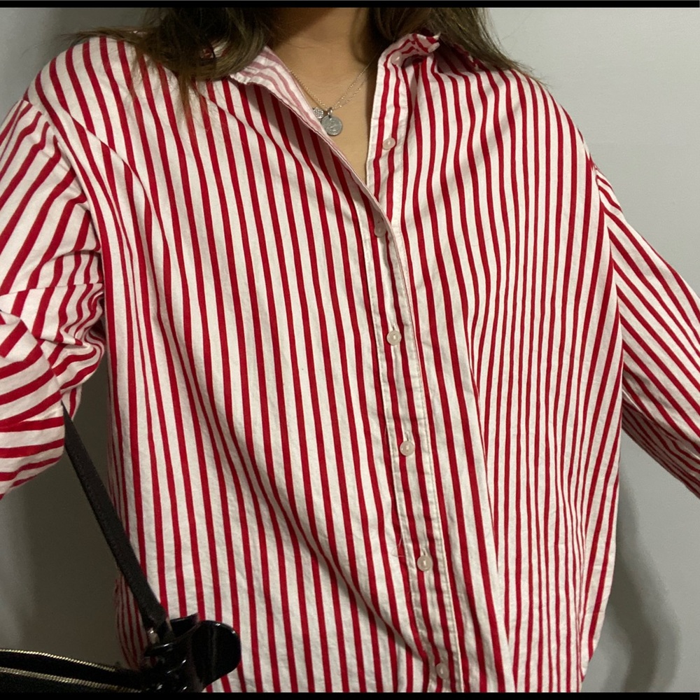 Pinstripe button down - Picture 2 of 3